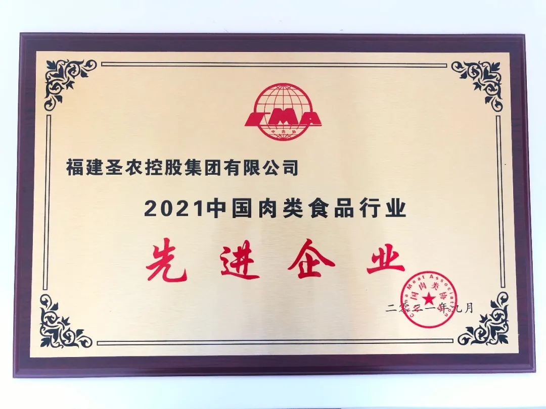 2021（4008云顶集团集团）中国肉类食品行业先进企业